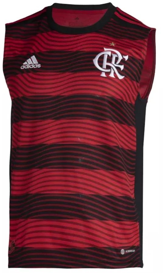 Camisa Regata I Flamengo 2022 Adidas oficial 